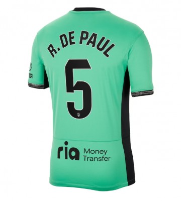 Atletico Madrid Rodrigo De Paul #5 Koszulka Trzecich 2023-24 Krótki Rękaw